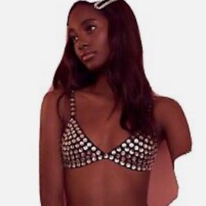 💎NWOT For Love and Lemons Jackpot City Medium Bra🖤 Size Small